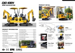QINGONG QG-10EH MINI EXCAVATOR
