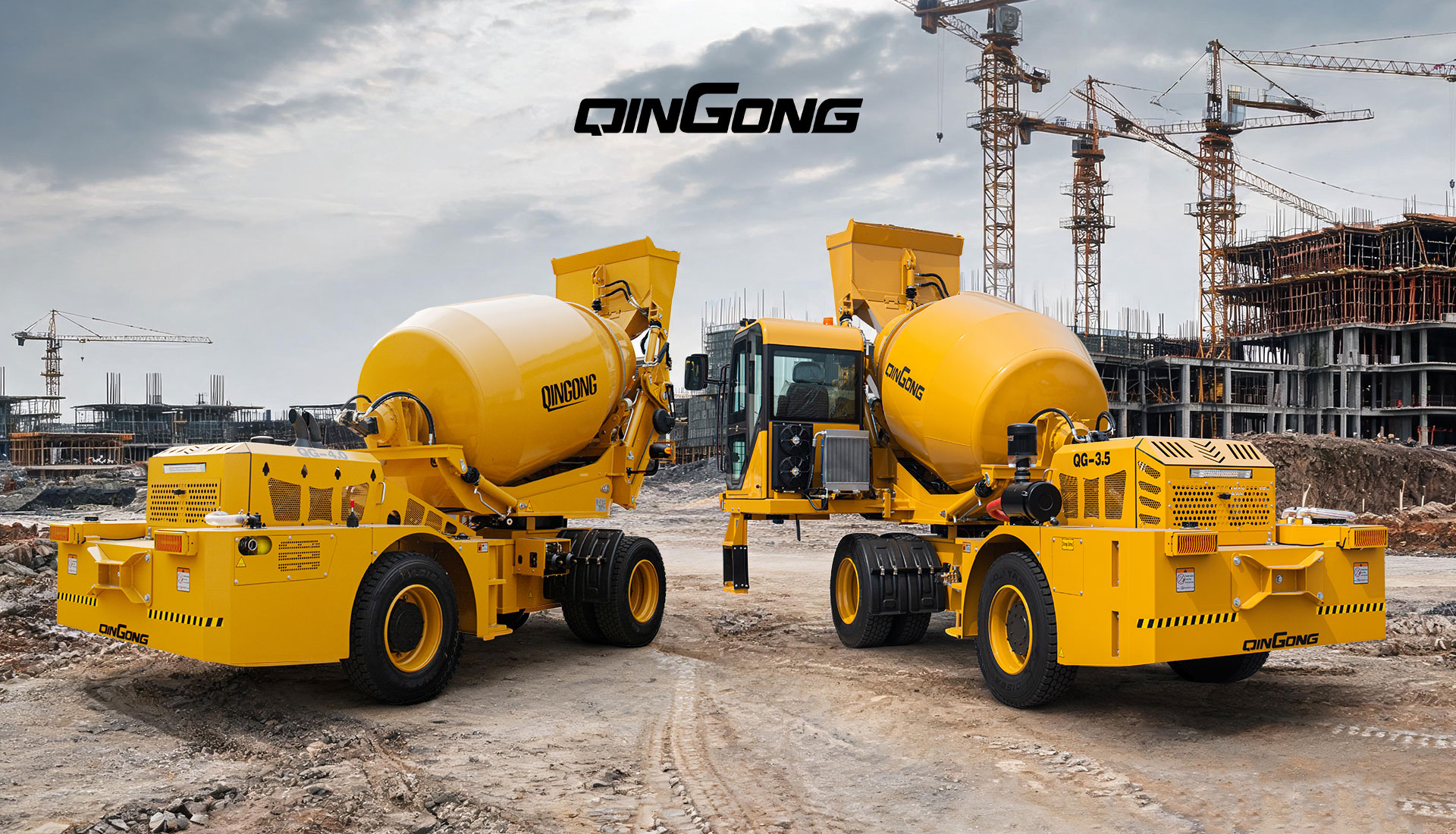 QINGONG SELF-LOADING CONCRETE MIXER