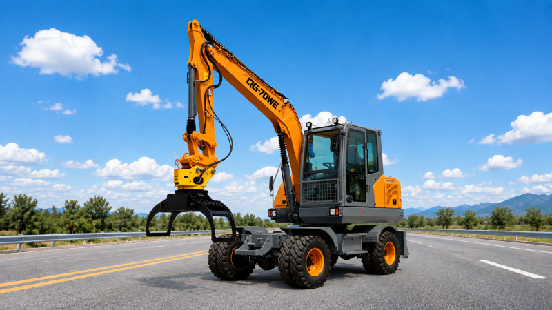 QINGONG QG-70WE WHEEL EXCAVATOR