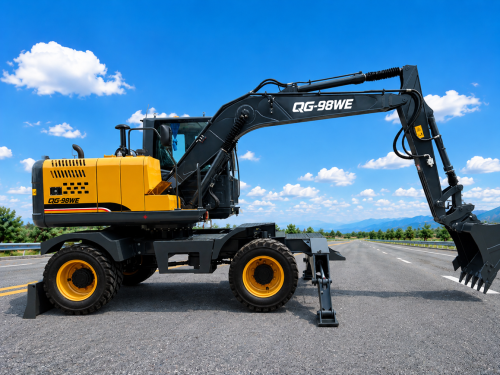 QINGONG QG-98WE WHEEL EXCAVATOR