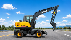 QINGONG QG-74WE WHEEL EXCAVATOR