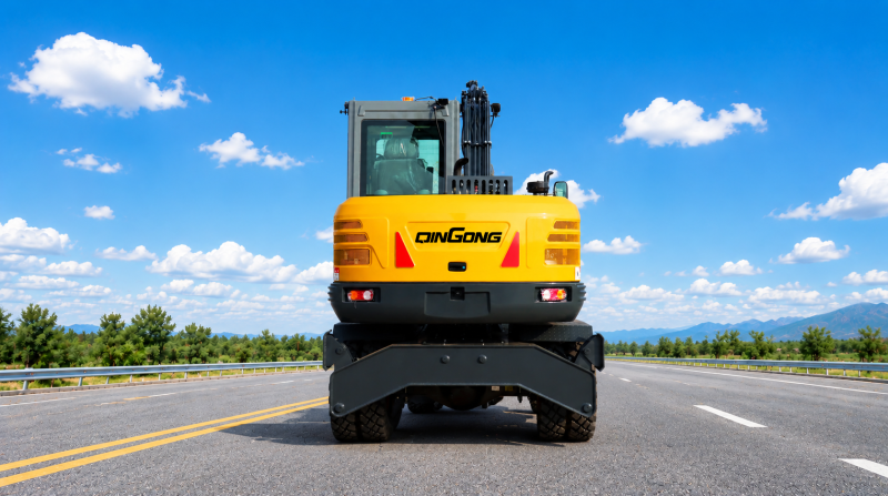 QINGONG QG-74WE WHEEL EXCAVATOR