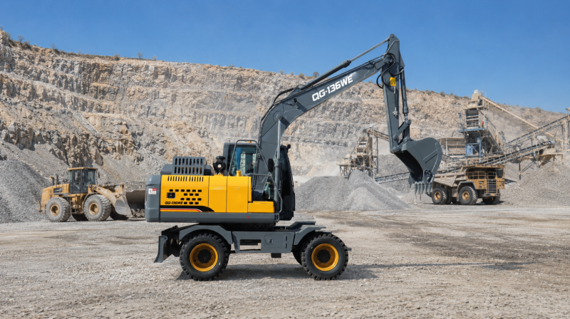 QINGONG QG-136WE WHEEL EXCAVATOR
