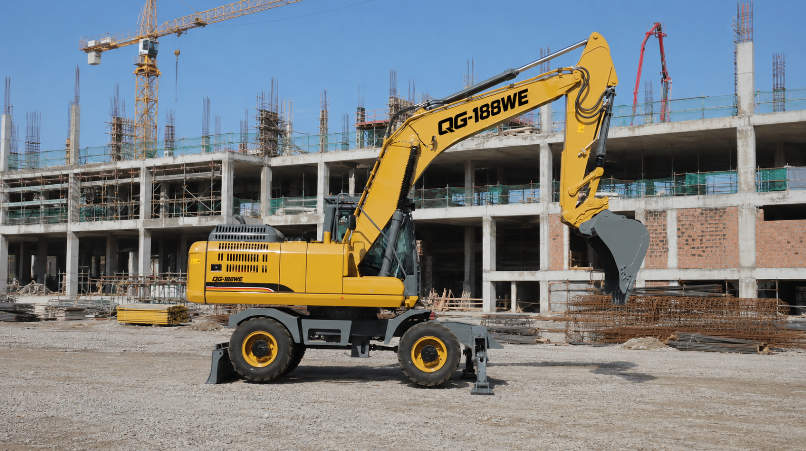 QINGONG QG-188WE WHEEL EXCAVATOR