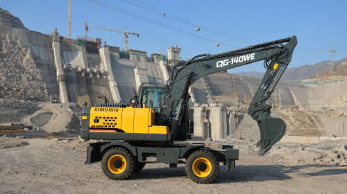 QINGONG QG-140WE WHEEL EXCAVATOR