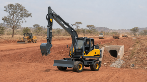 QINGONG QG-92WE WHEEL EXCAVATOR