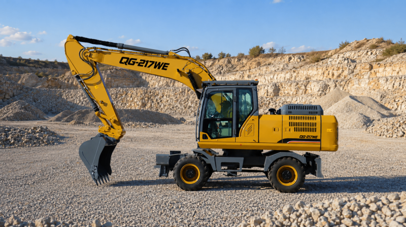 QINGONG QG-217WE WHEEL EXCAVATOR