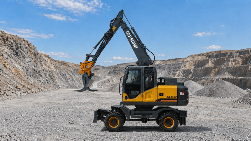 QINGONG QG-90WE WHEEL EXCAVATOR