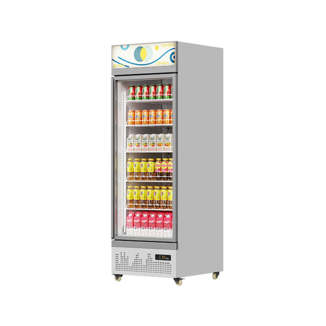 HR-29LCM Beer upright display refrigerator commercial single door beverage glass door refrigerator