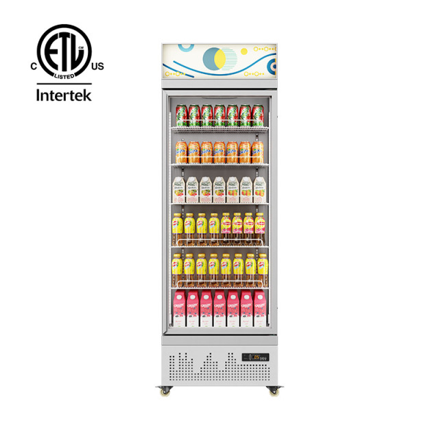 HR-29LCM Beer upright display refrigerator commercial single door beverage glass door refrigerator