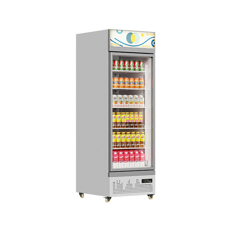 HR-29LCM Beer upright display refrigerator commercial single door beverage glass door refrigerator