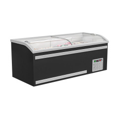 HR-A2100 Supermarket Commercial Island Glass Door Freezer