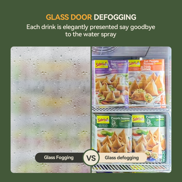 HR-54LDM Supermarket seafood meat upright double door display glass door freezer refrigerator