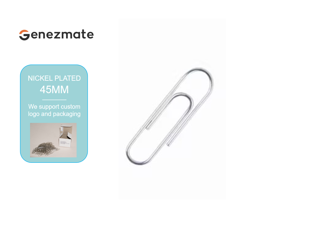 Galvanized  Round Paper Clip 45mm