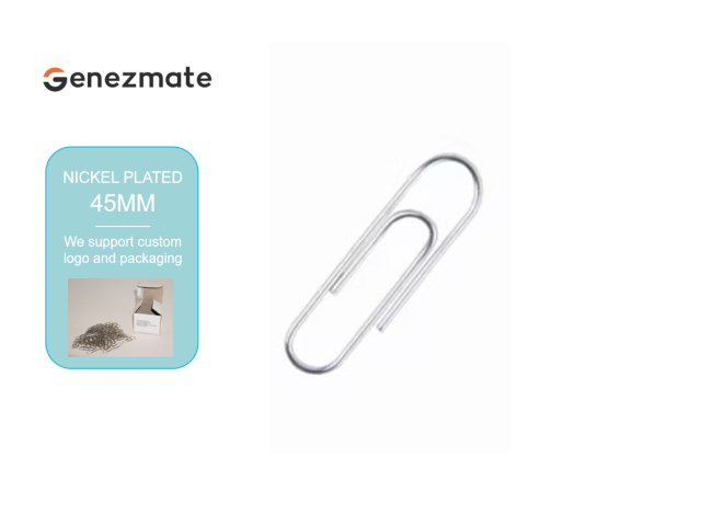 Galvanized  Round Paper Clip 45mm