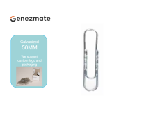 Galvanized Round Head Wave Paper Clip 50mm
