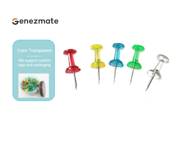 Color Transparent PUSH PINS