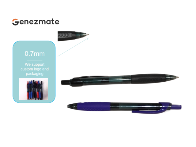 Retractable Ball Pen  *12 pcs Of  Box Blue