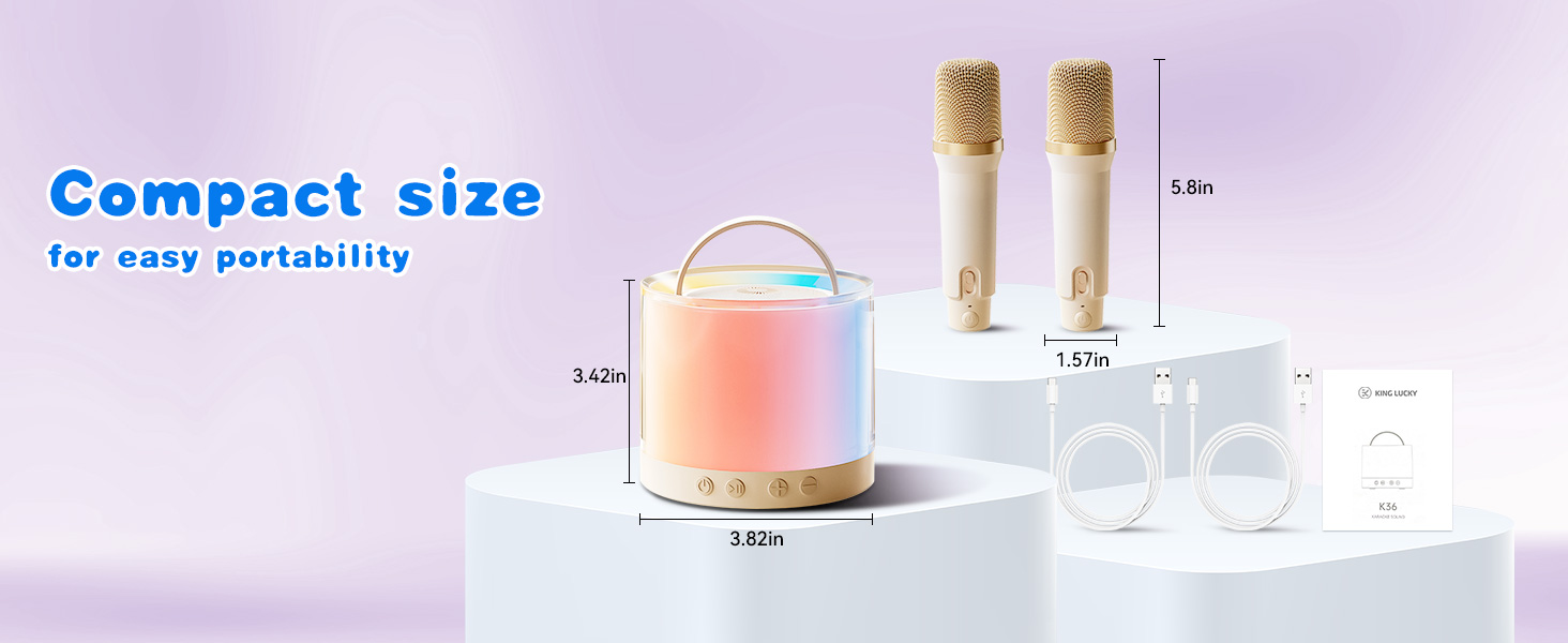 Kinglucky K36 Karaoke Machine For Kids