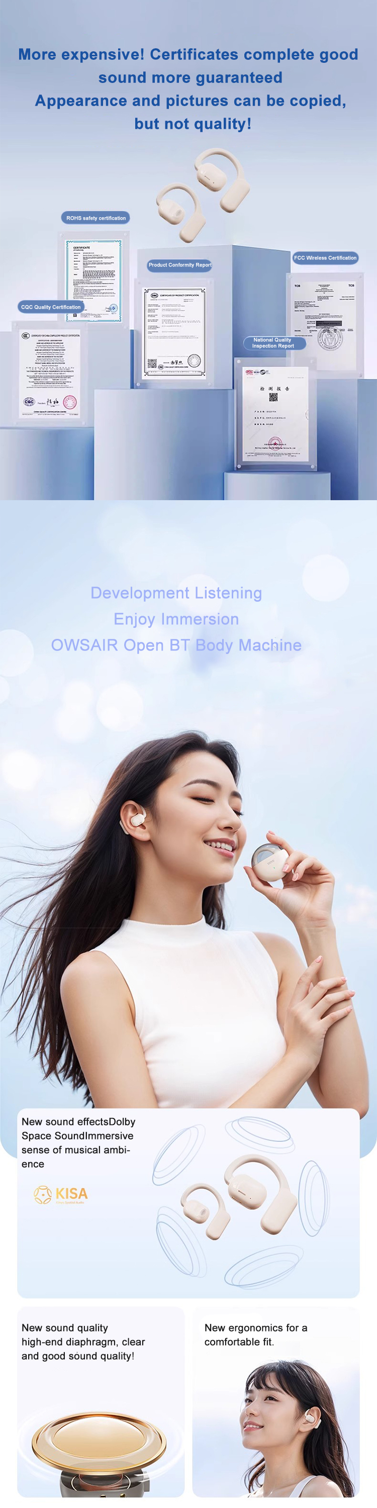 Kinglucky i27 Best Open Ear Headphones