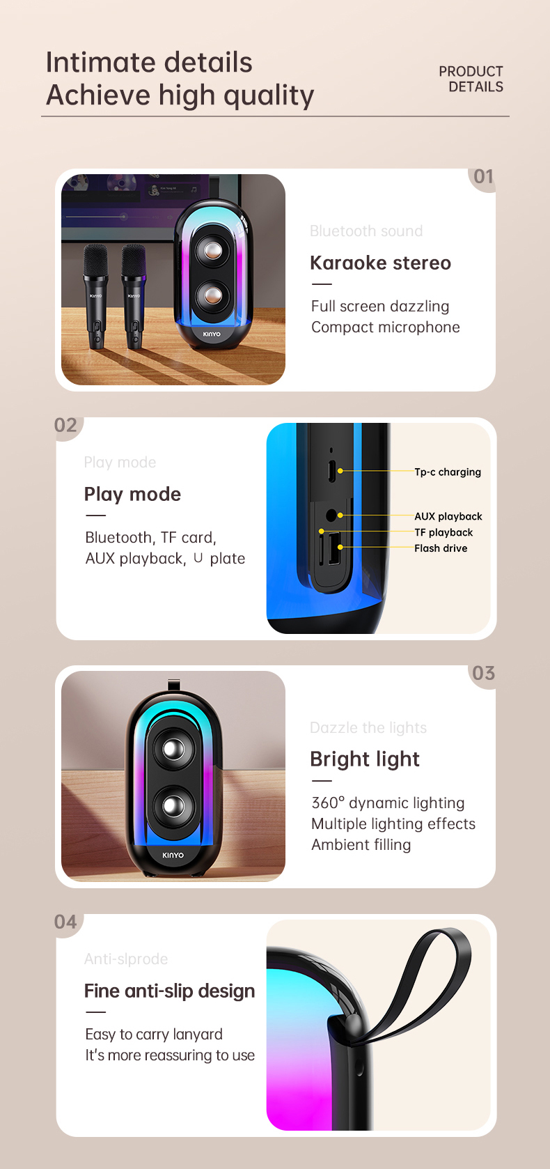 Kinglucky K28 Best Portable Karaoke Machine