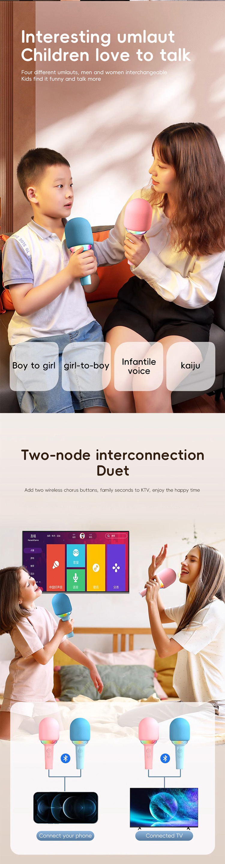 Kids Karaoke Microphone