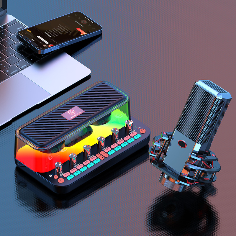 KingLucky C18 Live Sound Card | Professional Audio Mixer | Streaming & Recording