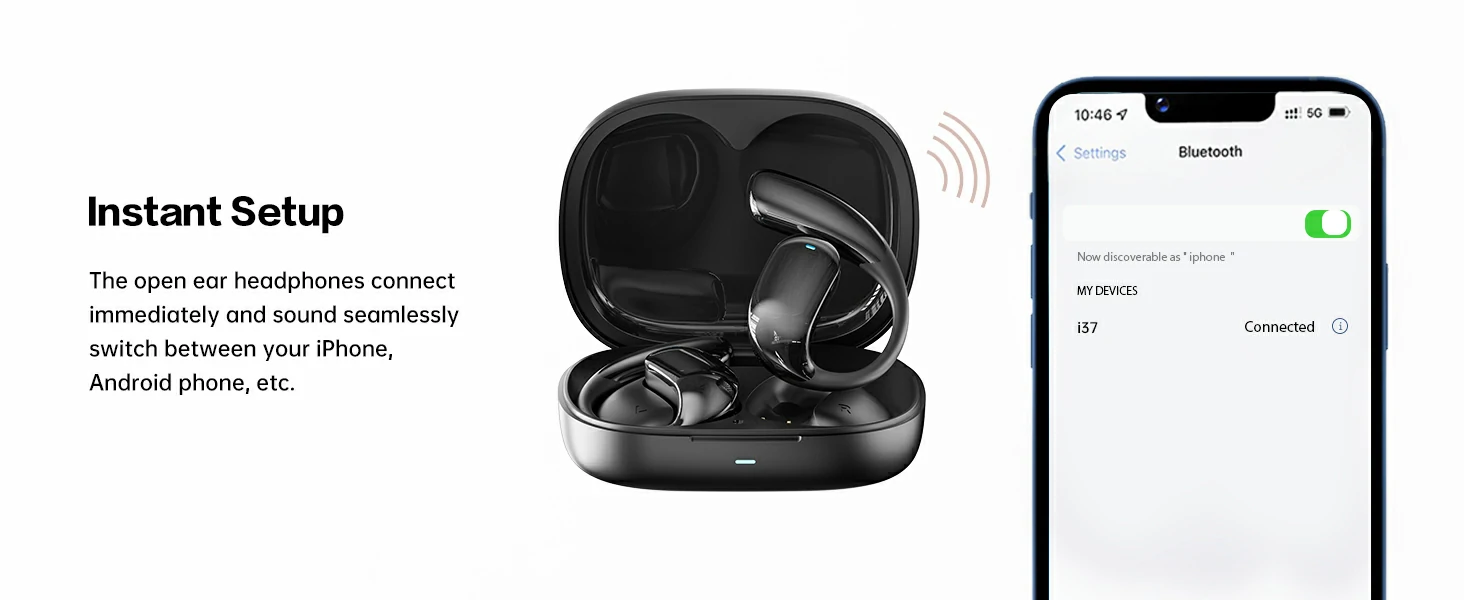 Kinglucky i37 Best Open-Ear Headphones
