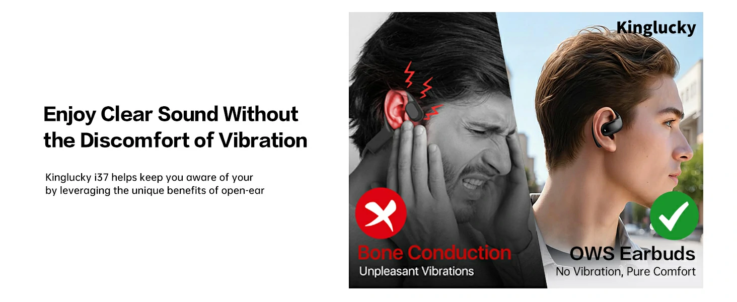Kinglucky i37 Best Open-Ear Headphones