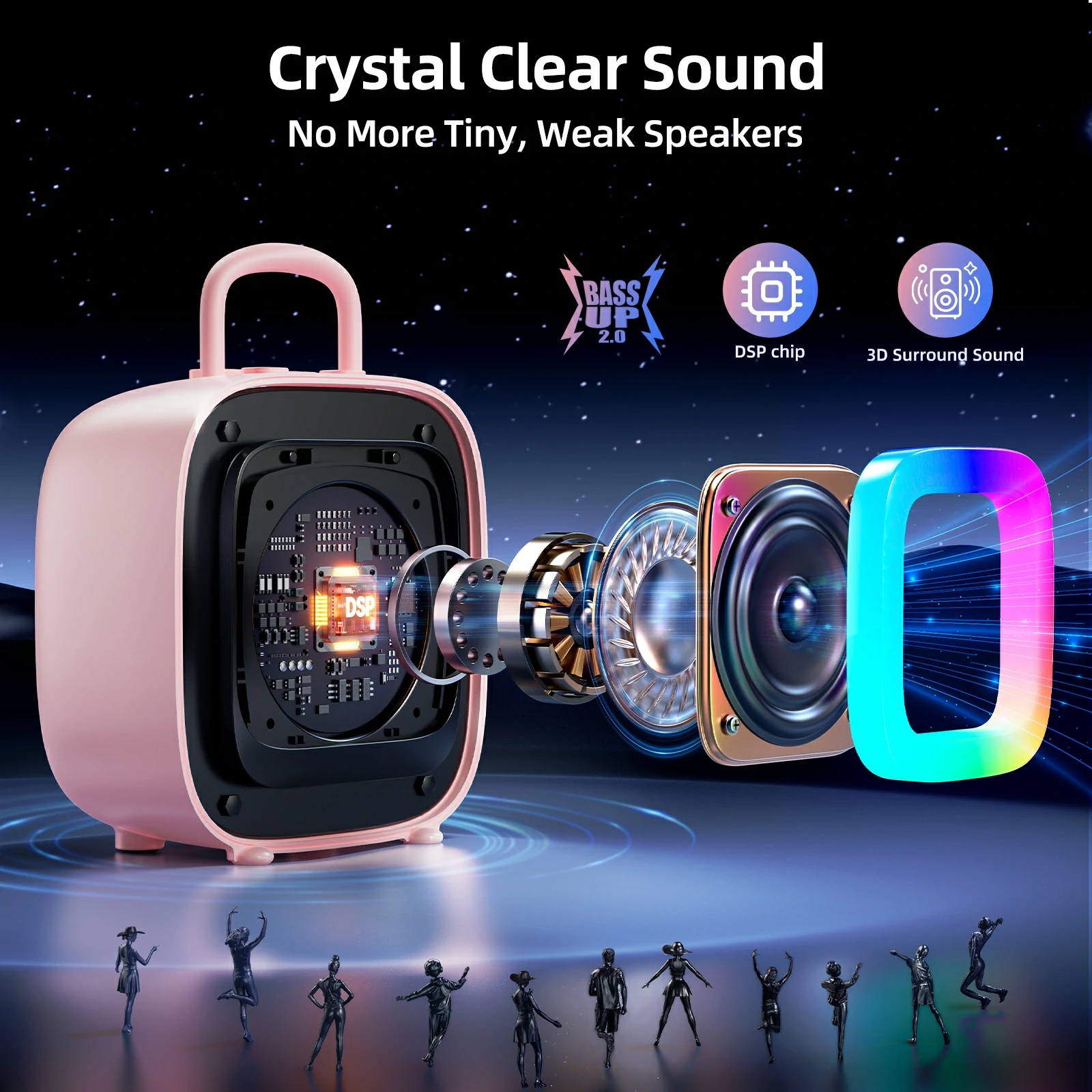 Kinglucky K88 Kids Karaoke Machine
