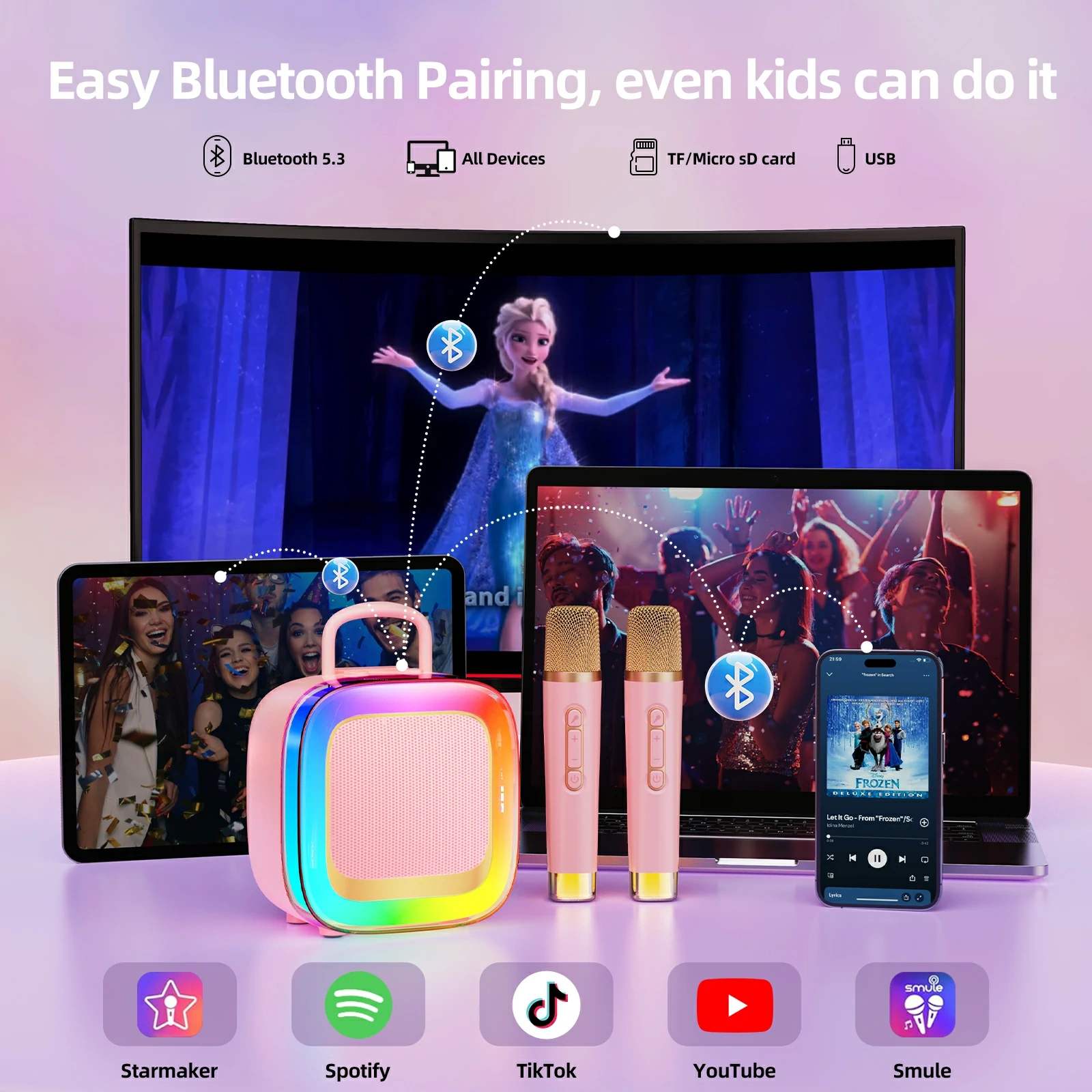 Kinglucky K88 Kids Karaoke Machine