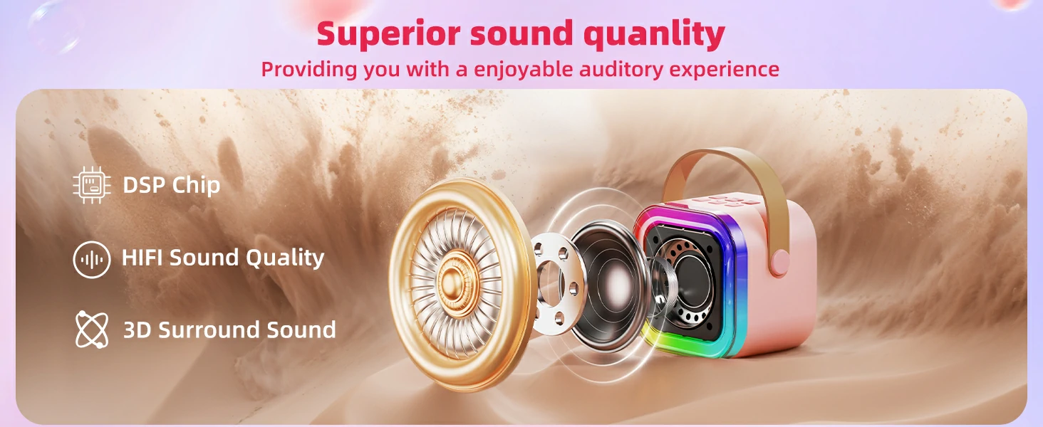 Kinglucky K12 Mini Karaoke Machine