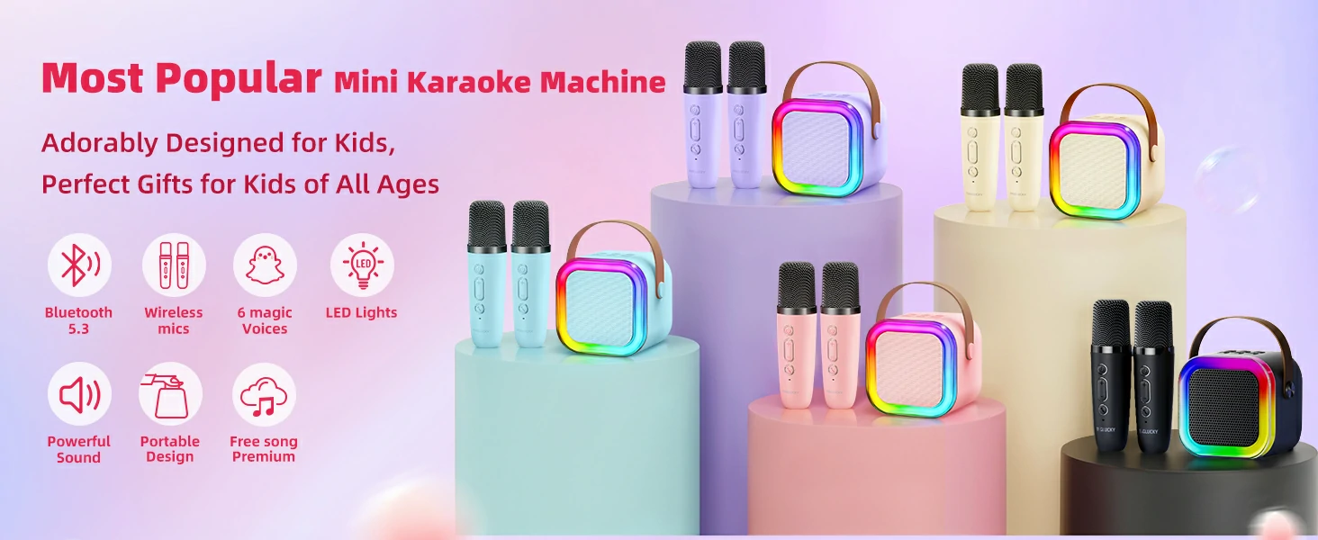 Kinglucky K12 Mini Karaoke Machine