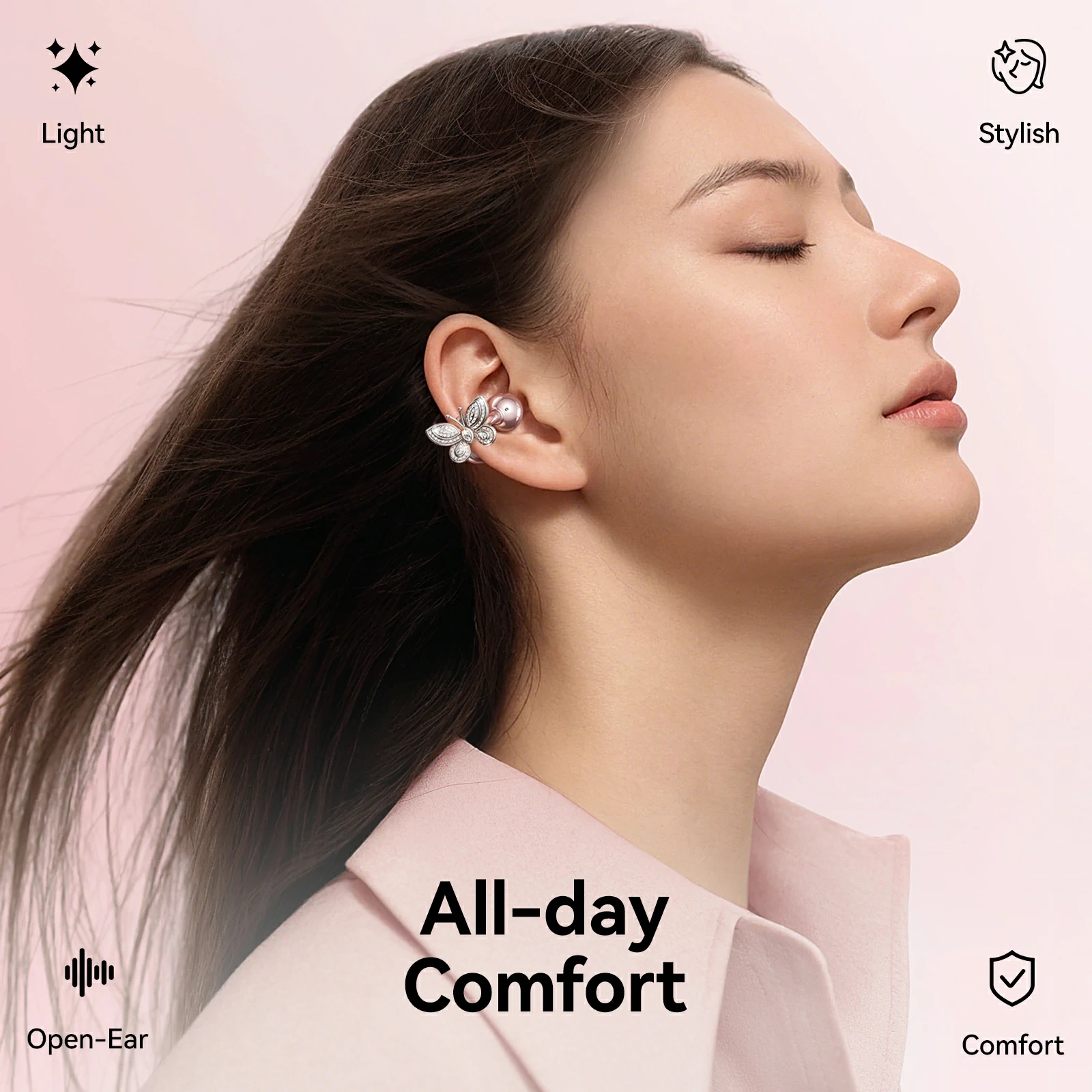 Kinglucky i121 Clip On Earbuds