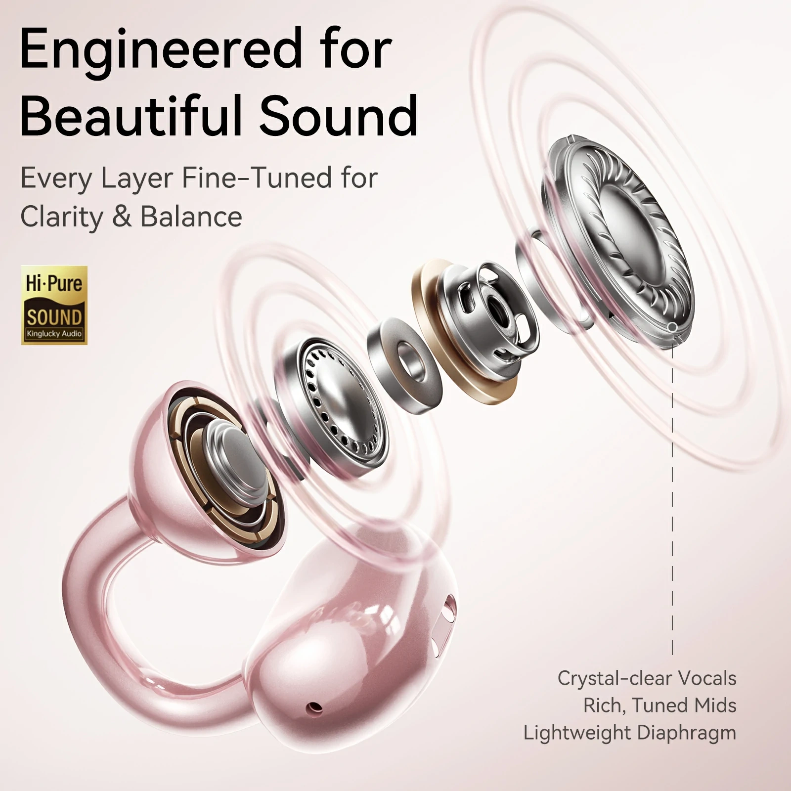 Kinglucky i121 Clip On Earbuds