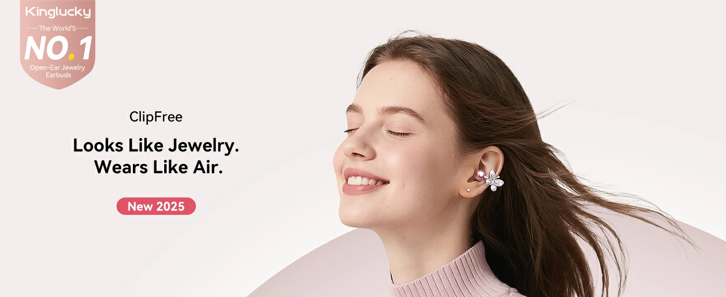 Jewelry-Inspired Clip-On Earbuds
