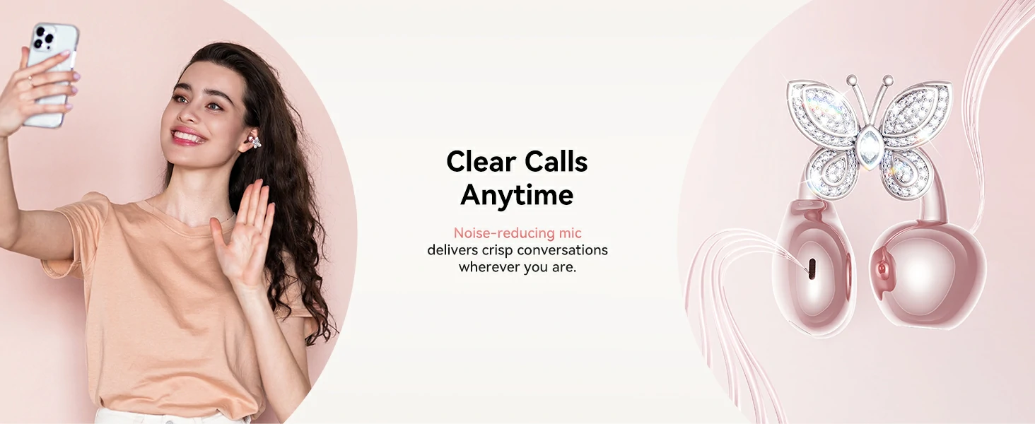 Jewelry-Inspired Clip-On Earbuds