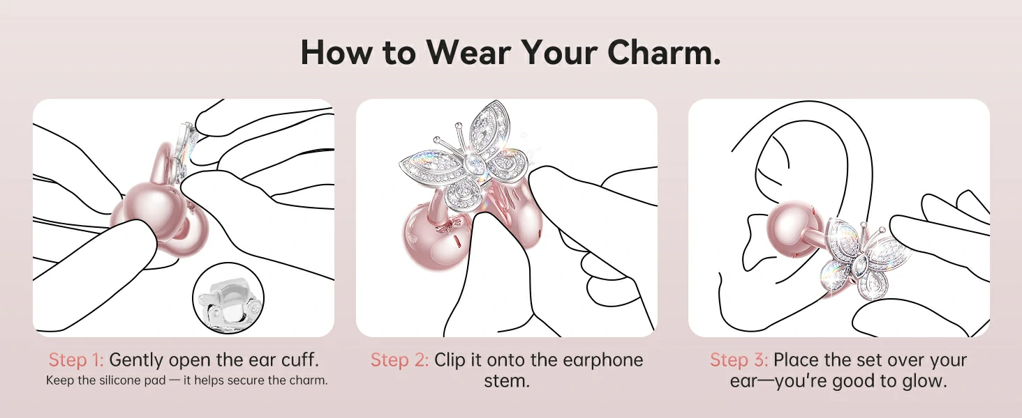 Jewelry-Inspired Clip-On Earbuds
