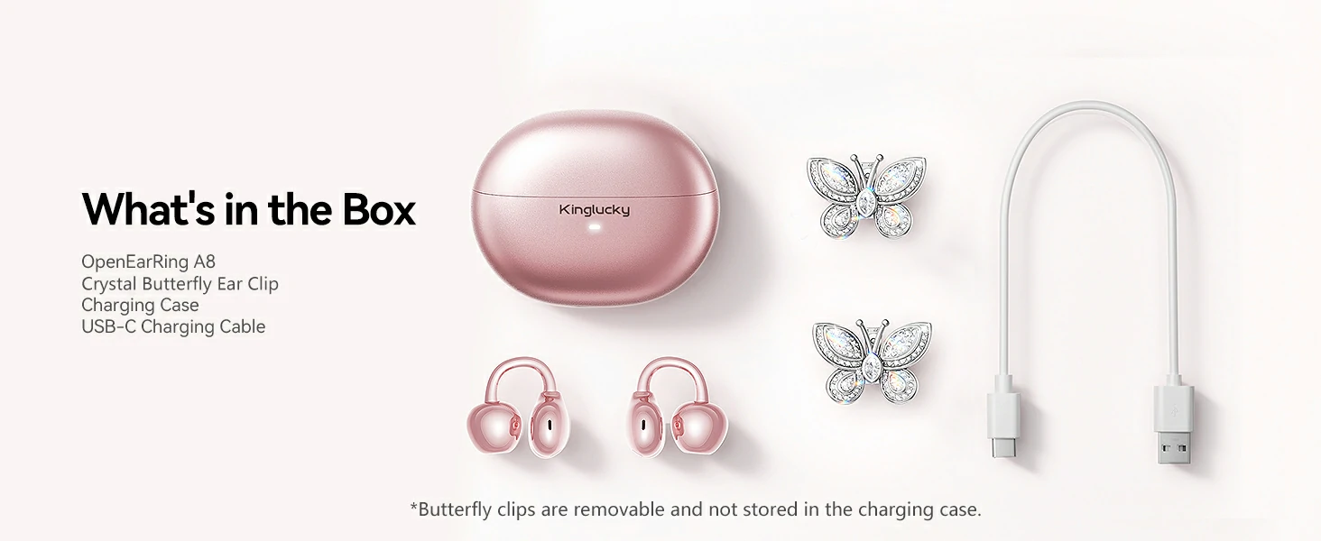 Jewelry-Inspired Clip-On Earbuds