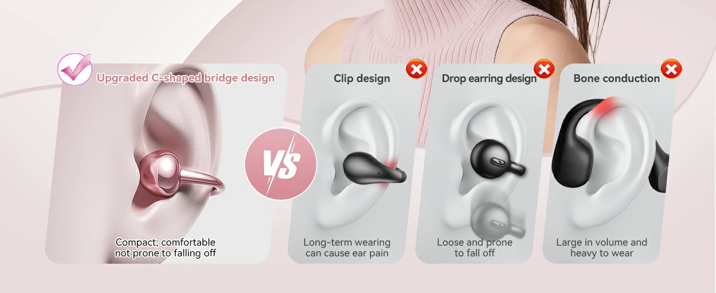 Jewelry-Inspired Clip-On Earbuds