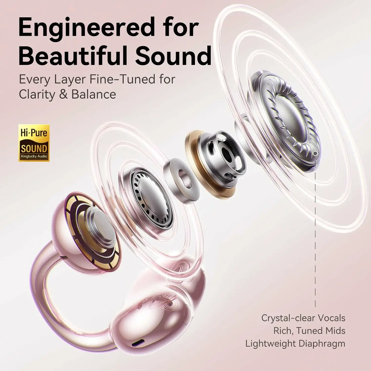 Jewelry-Inspired Clip-On Earbuds