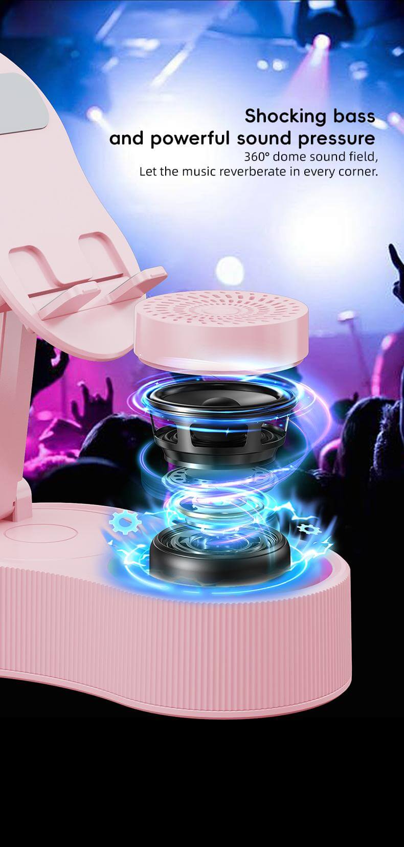 Wireless Audio Induction Bluetooth Speaker