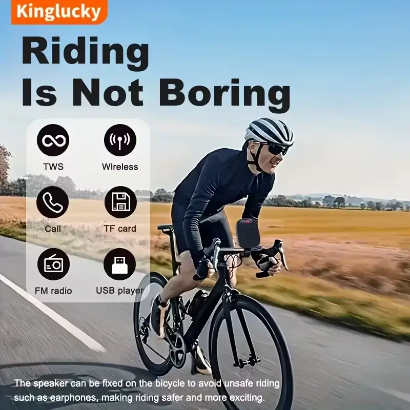 Portable Wireless Speaker for Bike