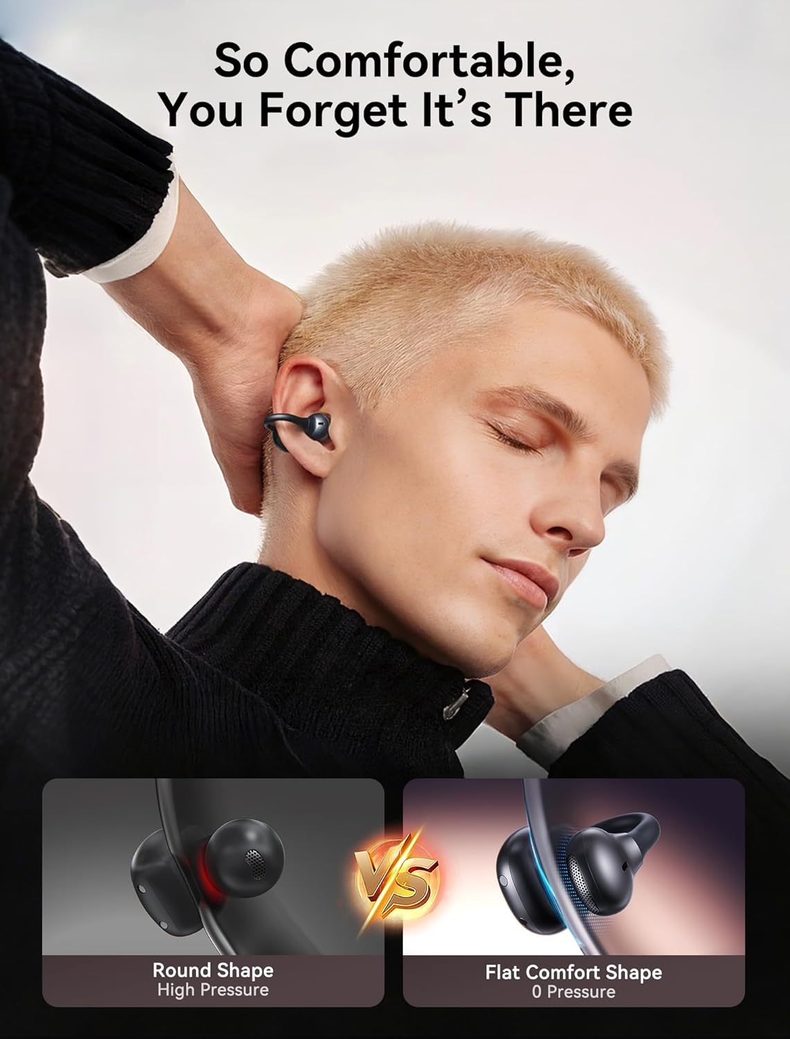 Kinglucky ClipFree A1 Open-Ear Earbuds