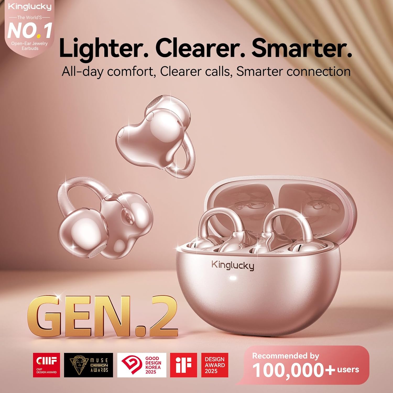 Kinglucky A8 Open Ear Earbuds