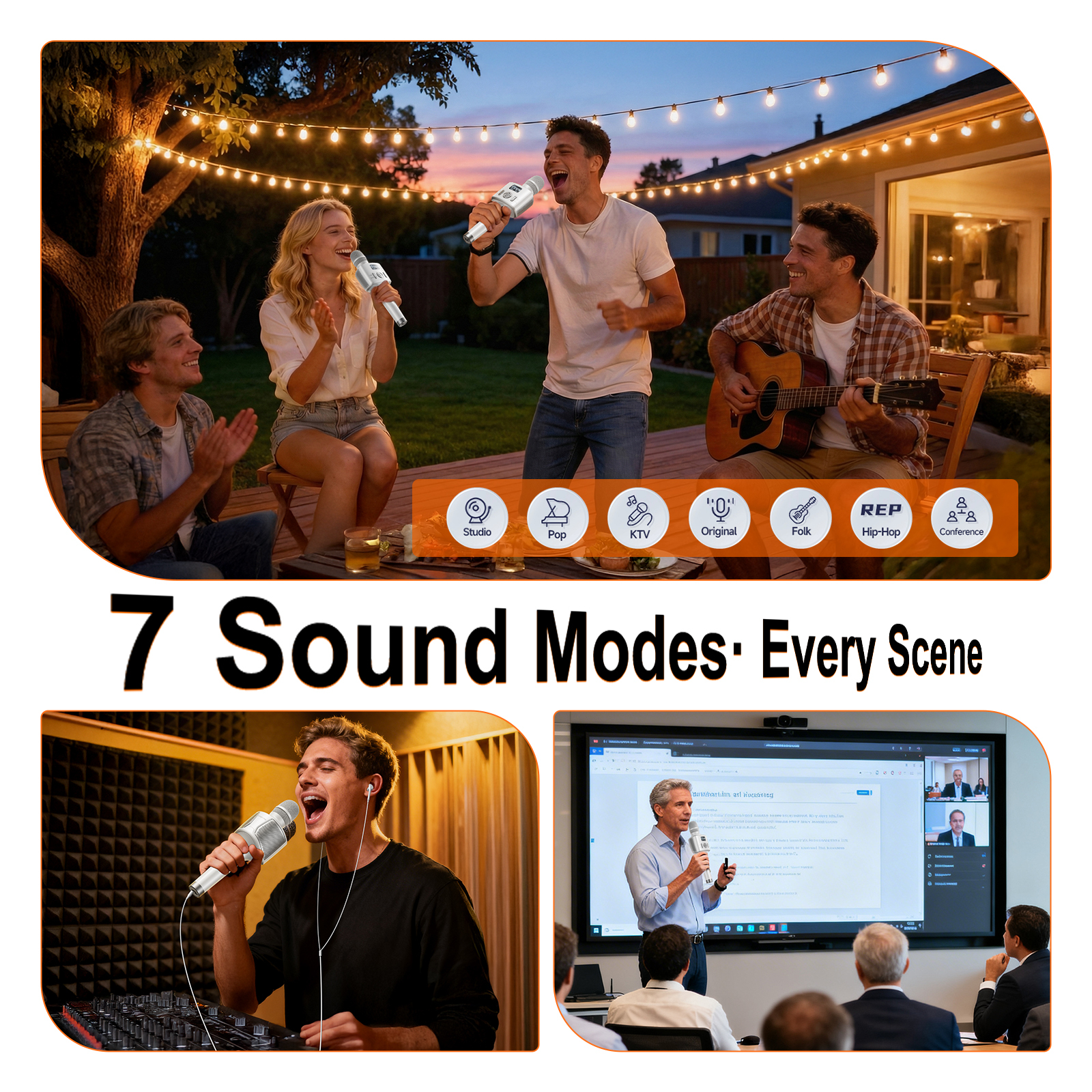 Kinglucky H100 Karaoke Microphone