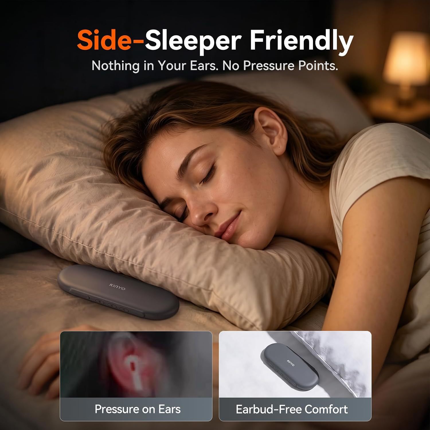 X60 Pillow Speaker for Sleeping & White Noise | Kinglucky