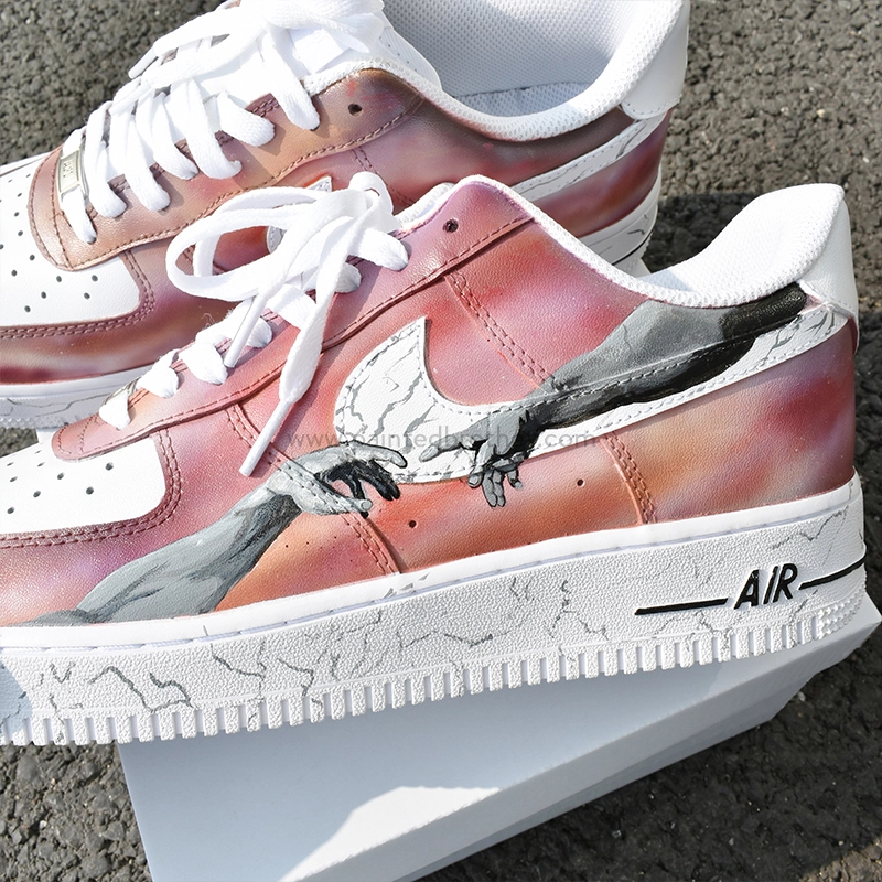 Custom Hand Painted Michelangelo Nike Air Force 1 Low