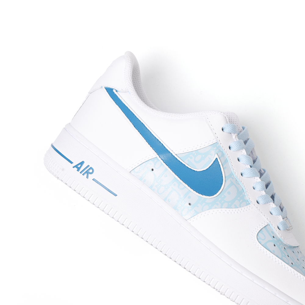 Custom Dior-Inspired Nike Air Force 1 – Hand-Painted Luxury Streetwear Sneakers