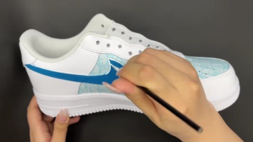 Custom Dior-Inspired Nike Air Force 1 – Hand-Painted Luxury Streetwear Sneakers